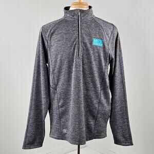 Ogio Men's Endurance Quater Zip Silicon‎ Valley Bank Gray Pullover  | Large
